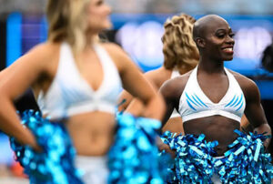 NFL’s first trans cheerleader slams North Carolina law banning males from competing in female sports