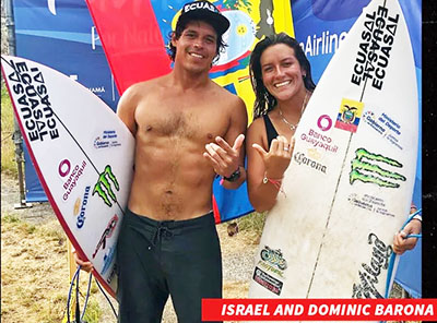 Died suddenly: Ecuador surfing star Israel Barona, 34