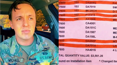 U.S. soldier gets the bill for equipment he was ordered to leave behind in Afghanistan