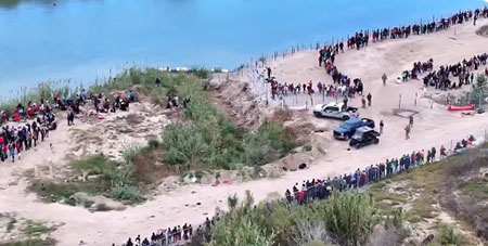 Invasion: 20,000 illegals per day are crossing the U.S. southern border