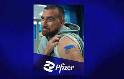 Pfizer: What Travis Kelce thinks he has going for him besides Taylor Swift