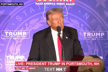 Trump in NH: ‘I will stop Central Bank Digital Currency’; Slams human trafficking from Biden’s ‘open border’