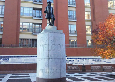 Update: National Park Service withdraws plan (‘released prematurely’) to remove Penn’s statue