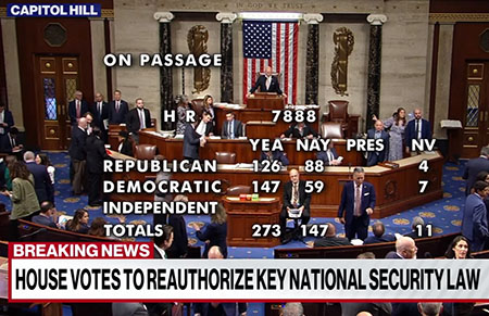 House approves renewal of FISA spying over GOP objections; Biggs amendment fails