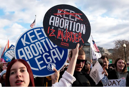 Abortion and women voters in 2024; The info war begins