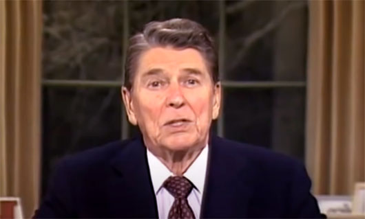 How Ronald Reagan dealt with protesters