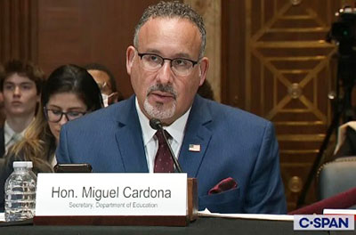 Education secretary defends policy allowing biological males to use women’s bathrooms, locker rooms